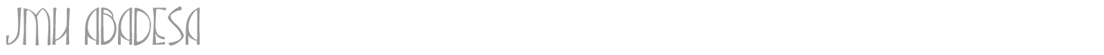 JMH Abadesa font preview